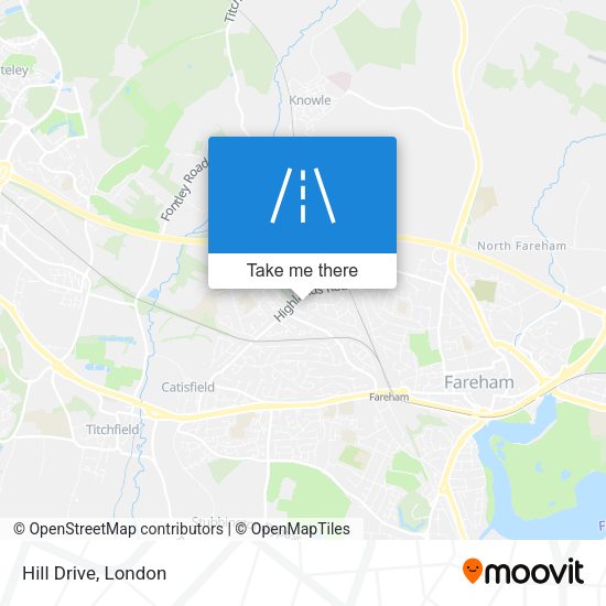 Hill Drive map