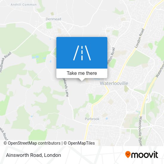 Ainsworth Road map