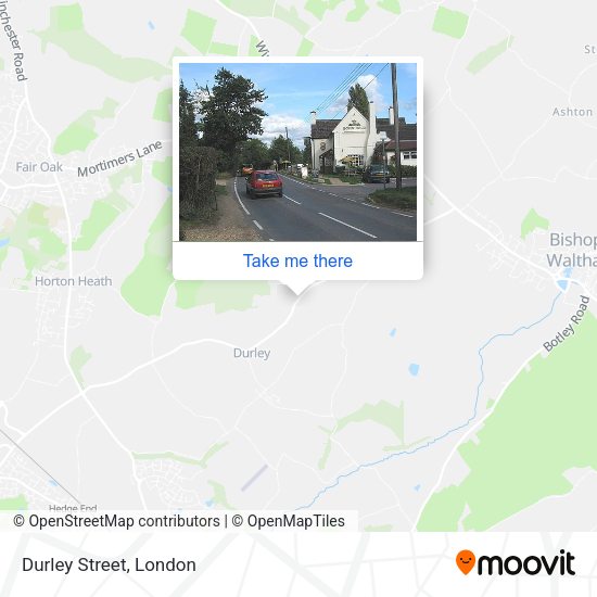 Durley Street map