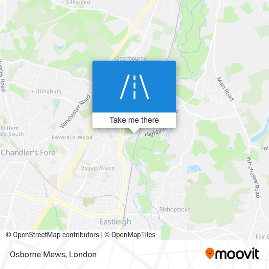 Osborne Mews map