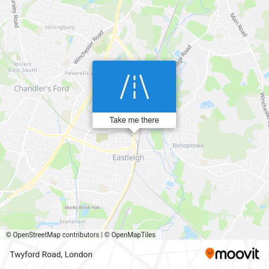 Twyford Road map