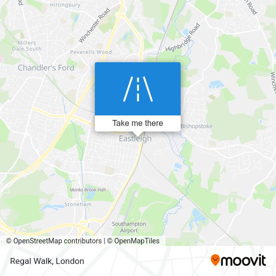 Regal Walk map