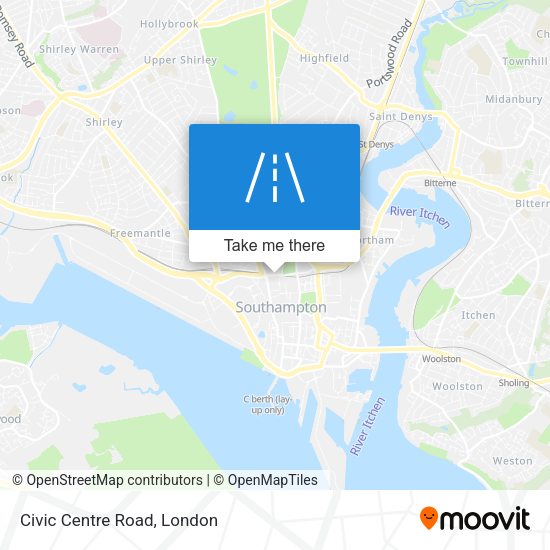 Civic Centre Road map