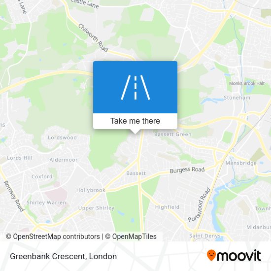 Greenbank Crescent map