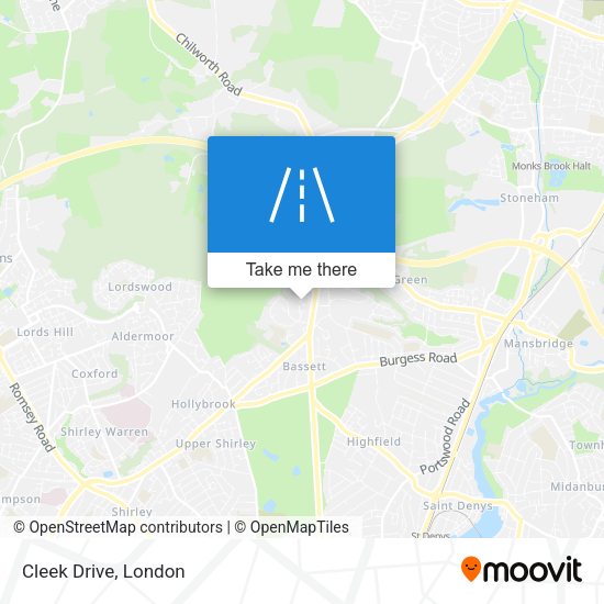 Cleek Drive map