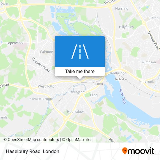 Haselbury Road map