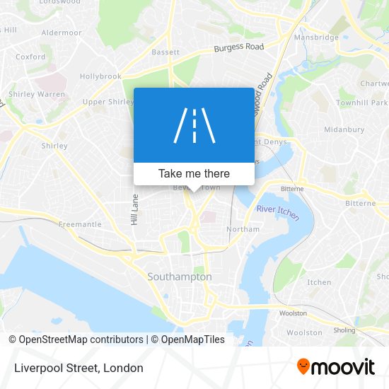 Liverpool Street map