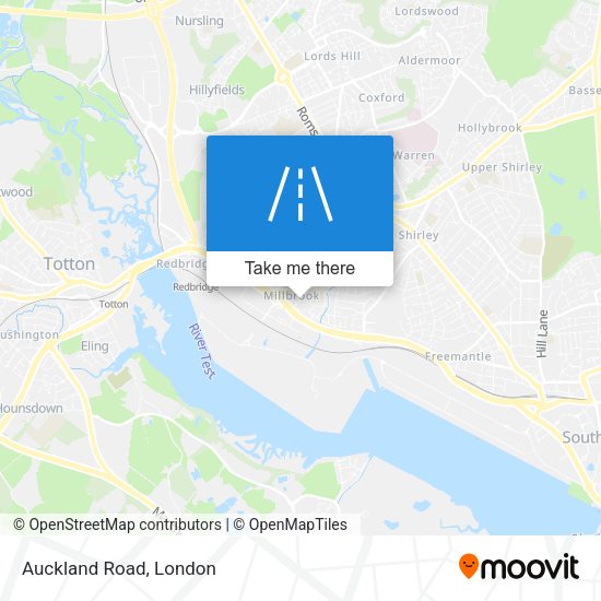 Auckland Road map