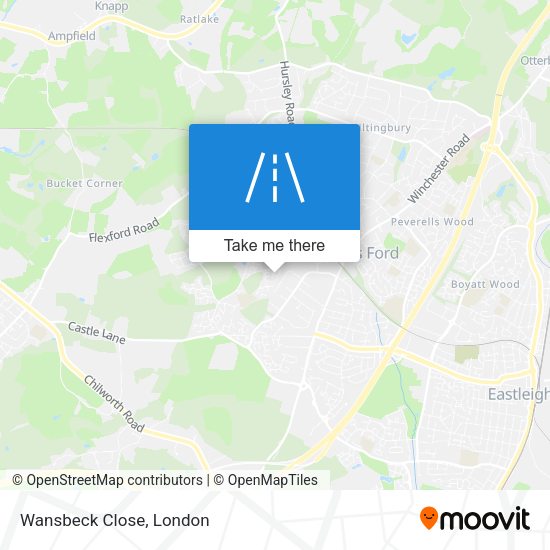 Wansbeck Close map