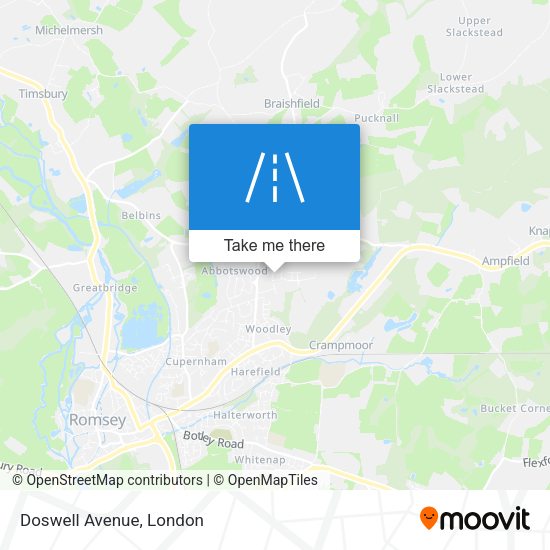 Doswell Avenue map