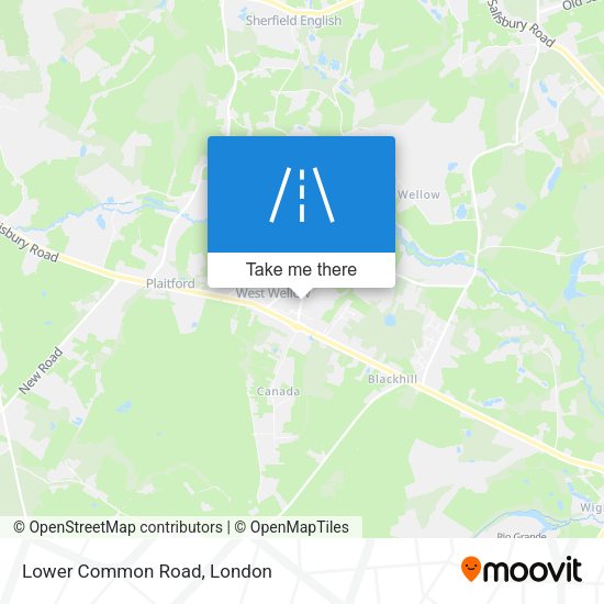 Lower Common Road map