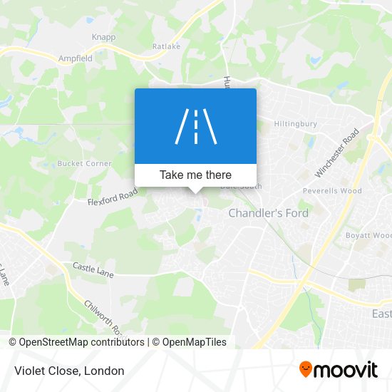 Violet Close map
