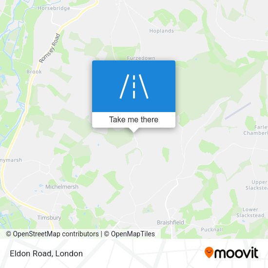 Eldon Road map