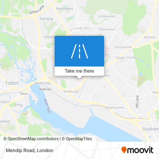 Mendip Road map