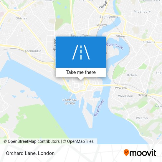 Orchard Lane map