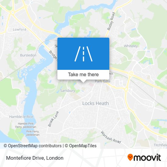 Montefiore Drive map