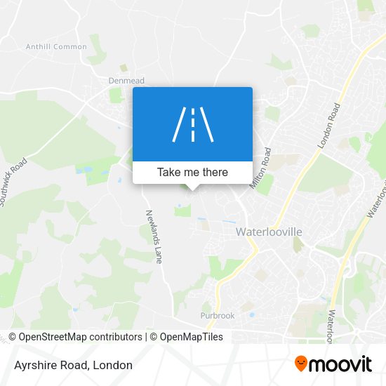 Ayrshire Road map