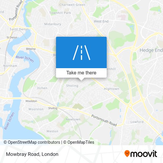 Mowbray Road map