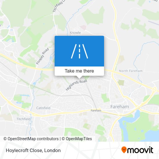 Hoylecroft Close map