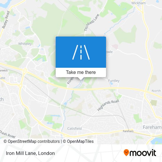 Iron Mill Lane map