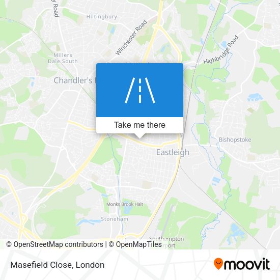 Masefield Close map