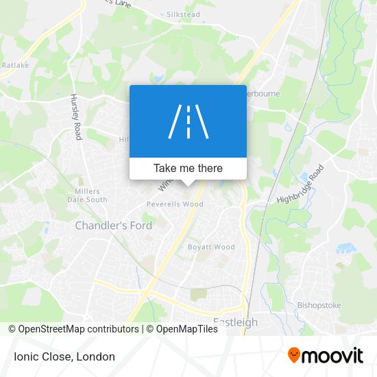 Ionic Close map