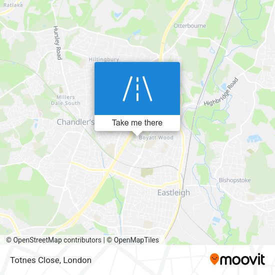 Totnes Close map