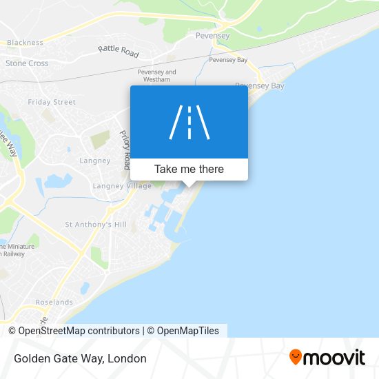 Golden Gate Way map