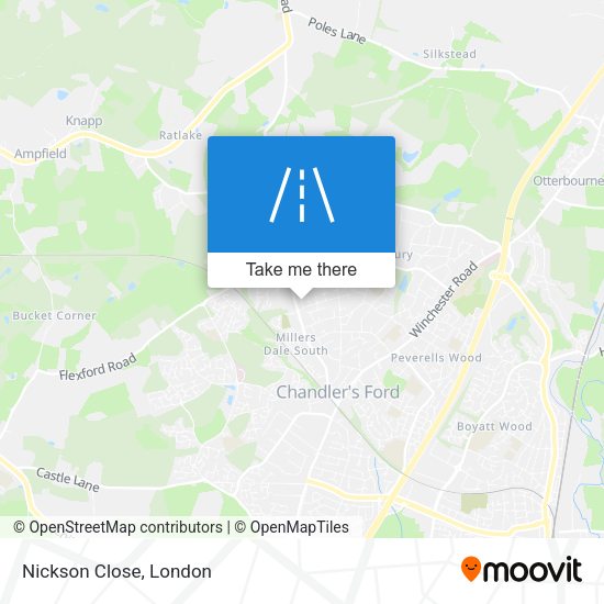 Nickson Close map