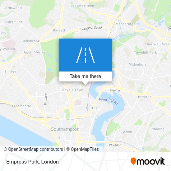 Empress Park map