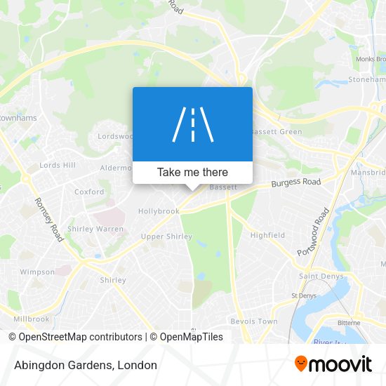 Abingdon Gardens map