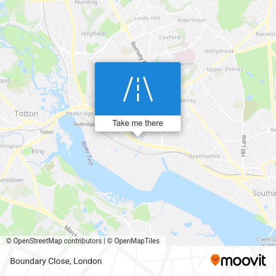 Boundary Close map