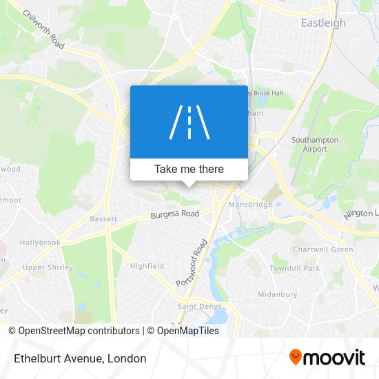 Ethelburt Avenue map