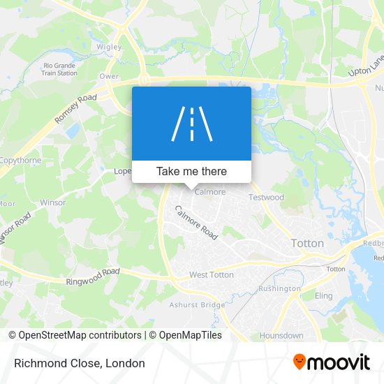 Richmond Close map