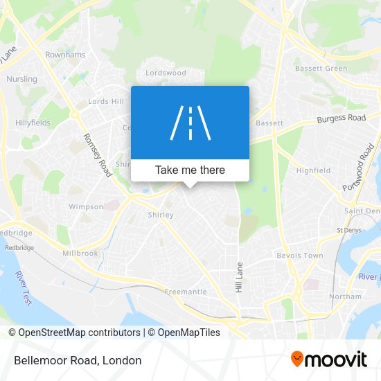 Bellemoor Road map