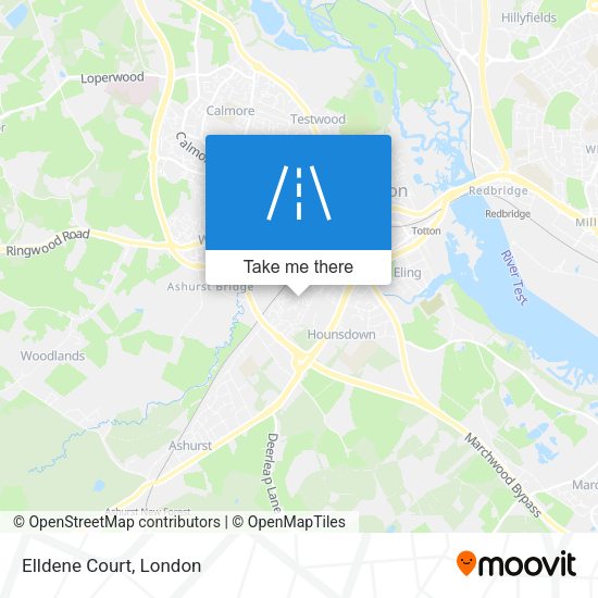 Elldene Court map