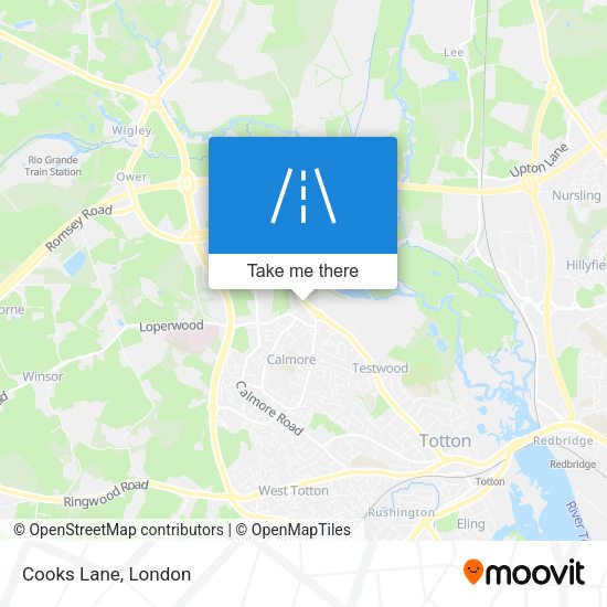 Cooks Lane map