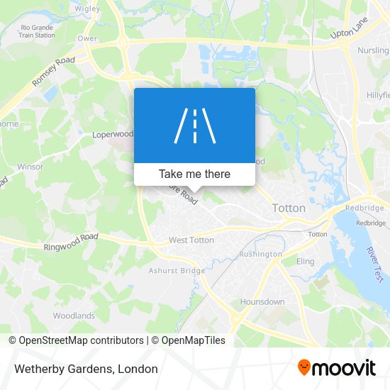 Wetherby Gardens map