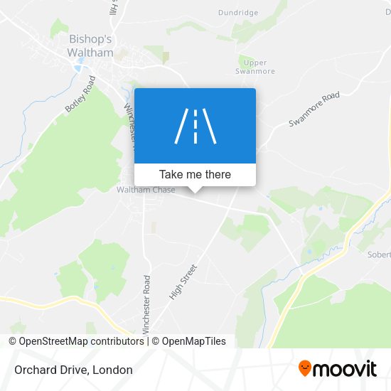 Orchard Drive map