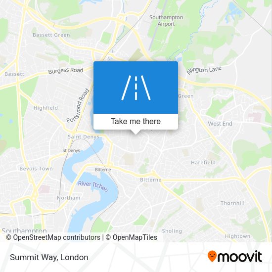 Summit Way map