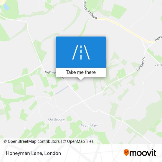 Honeyman Lane map