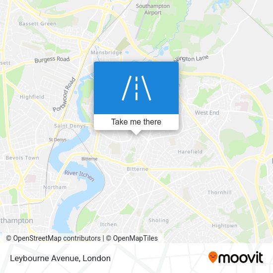 Leybourne Avenue map
