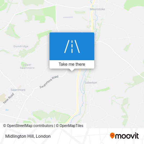 Midlington Hill map