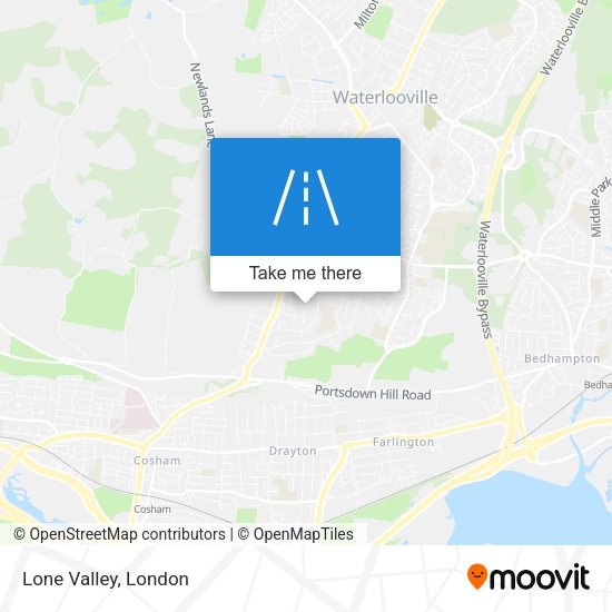 Lone Valley map