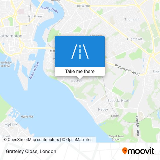 Grateley Close map