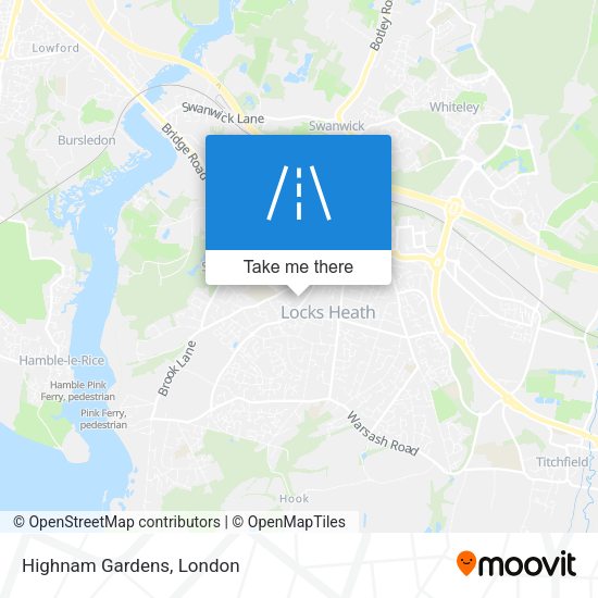 Highnam Gardens map