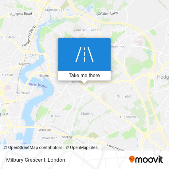 Milbury Crescent map