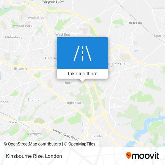 Kinsbourne Rise map