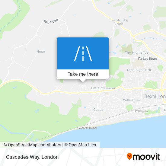 Cascades Way map