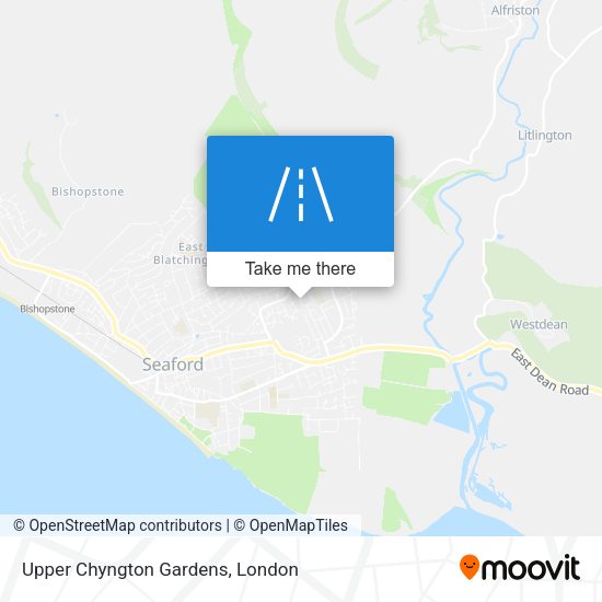 Upper Chyngton Gardens map